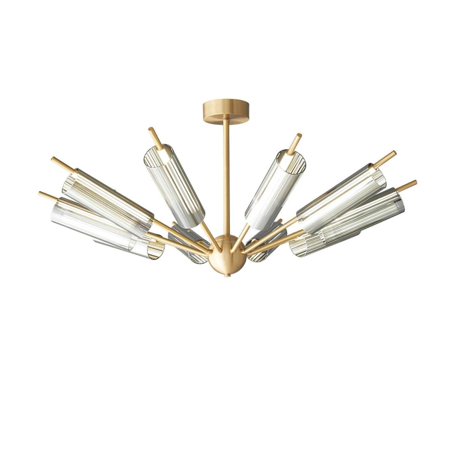 Sputnik Brass Chandelier with 6/8/10 heads-Sylvia Space