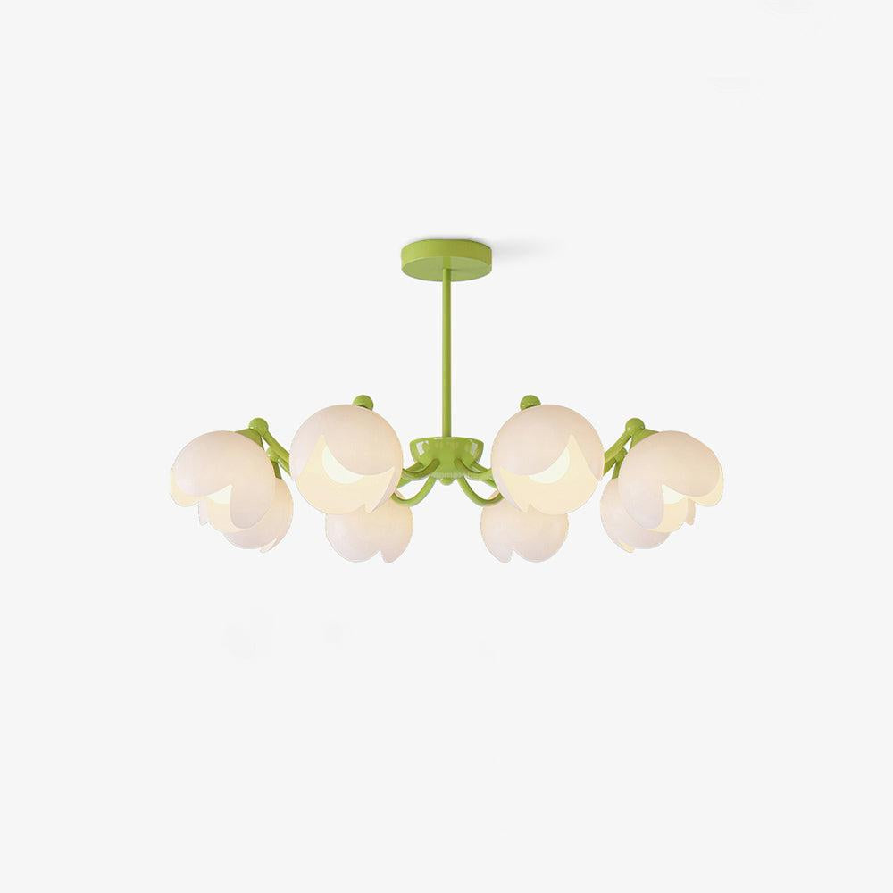 Murano Cream Chandelier with 3/5/6/8 heads-Sylvia Space