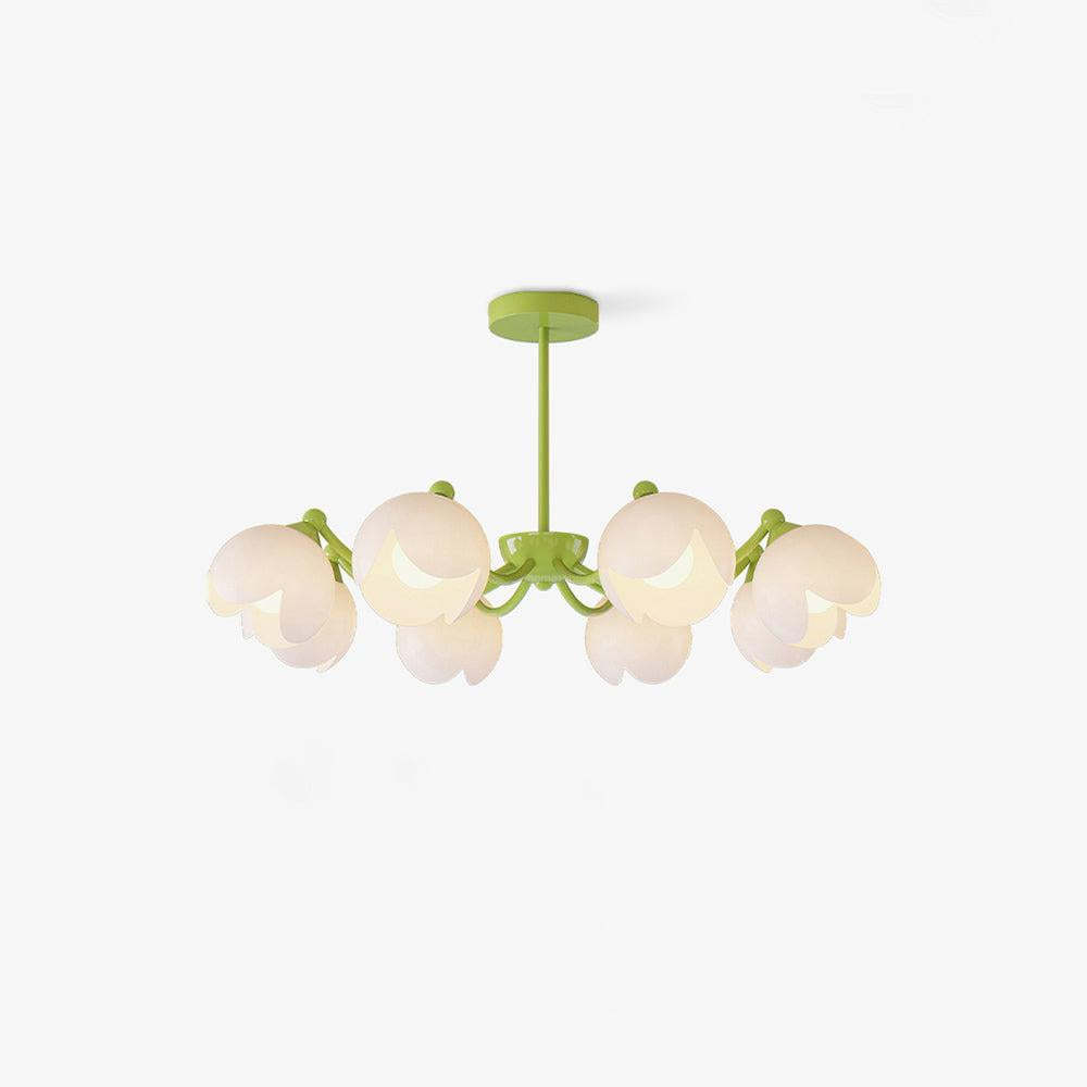 Murano Cream Chandelier with 3/5/6/8 heads-Sylvia Space
