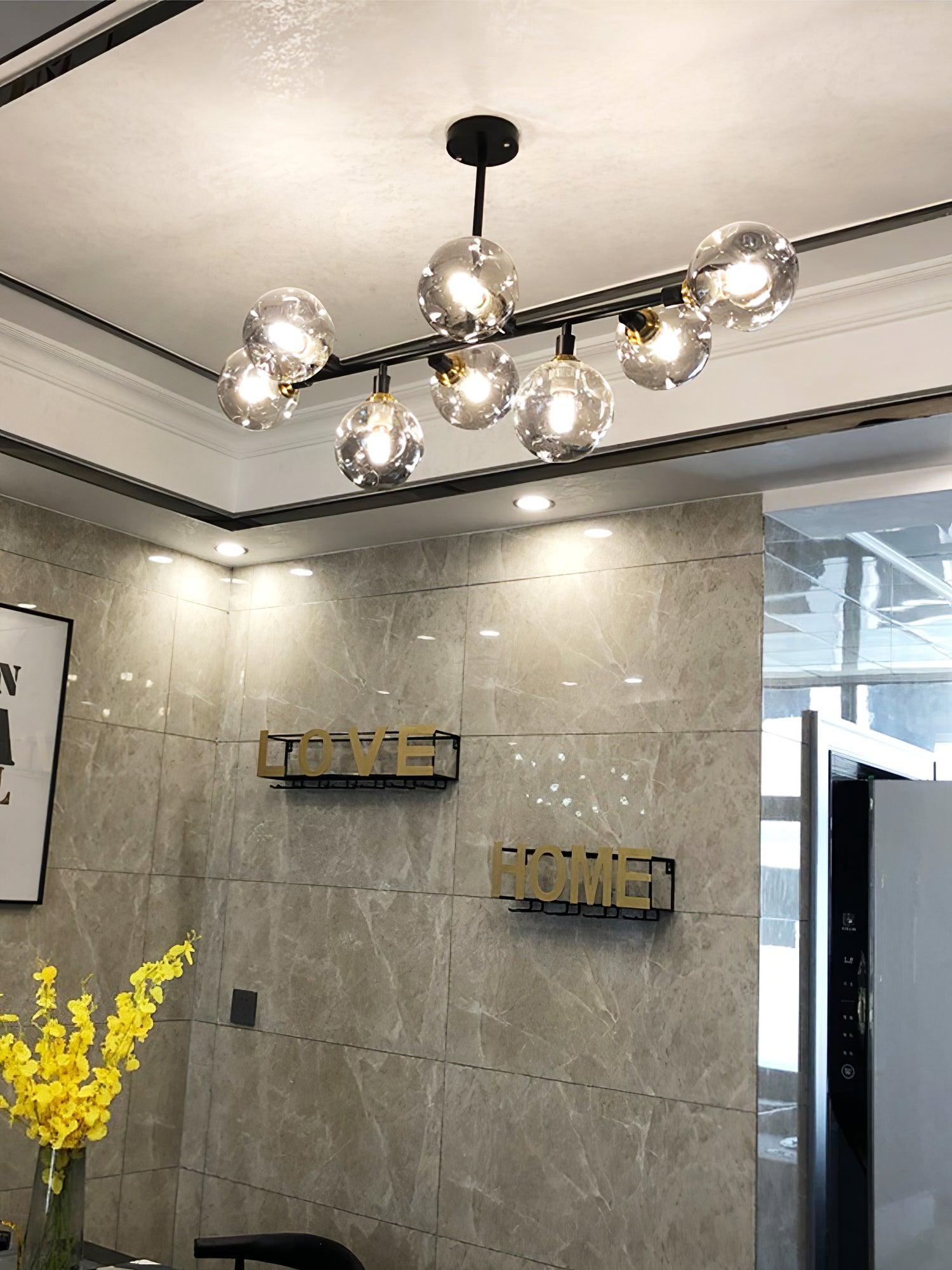 Primas Glass Linear Chandelier-Sylvia Space