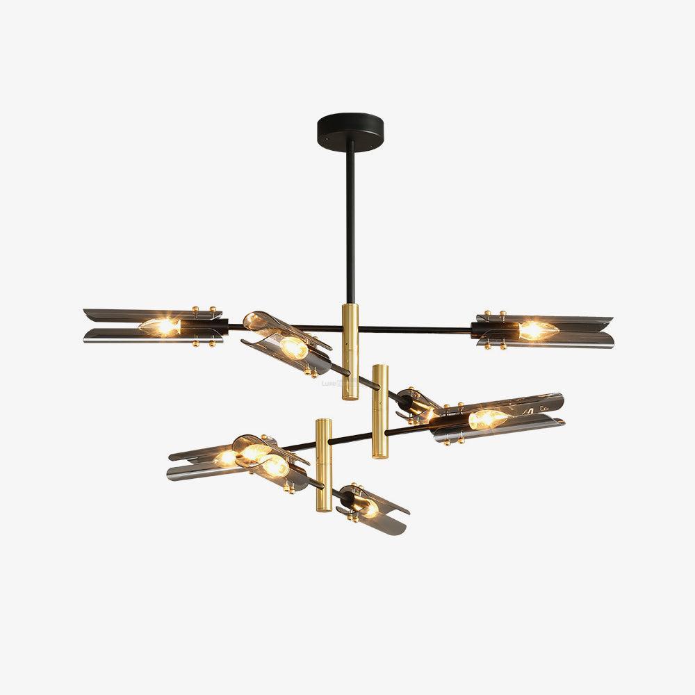 Astrid Double Chandelier with 4/6/8 heads-Sylvia Space