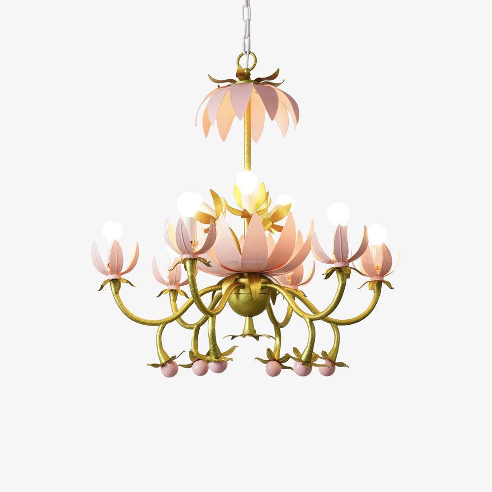 Mardi Gras Blossom Chandelier  Φ 25.6″-Sylvia Space