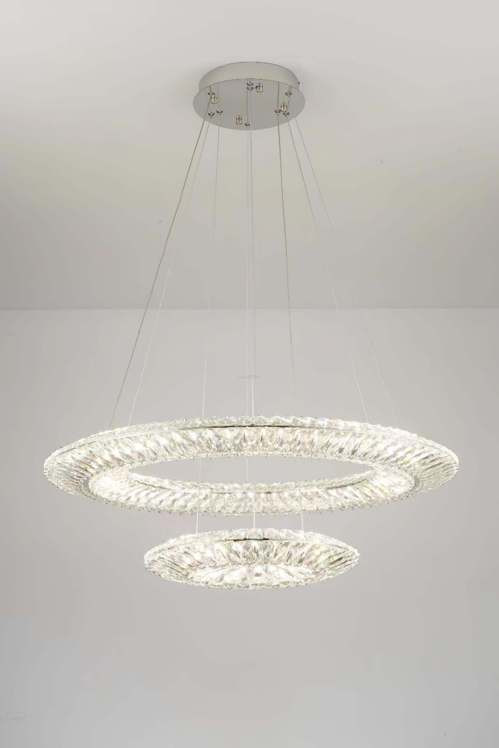 Tanager Geometric Round/Square Chandelier-Sylvia Space