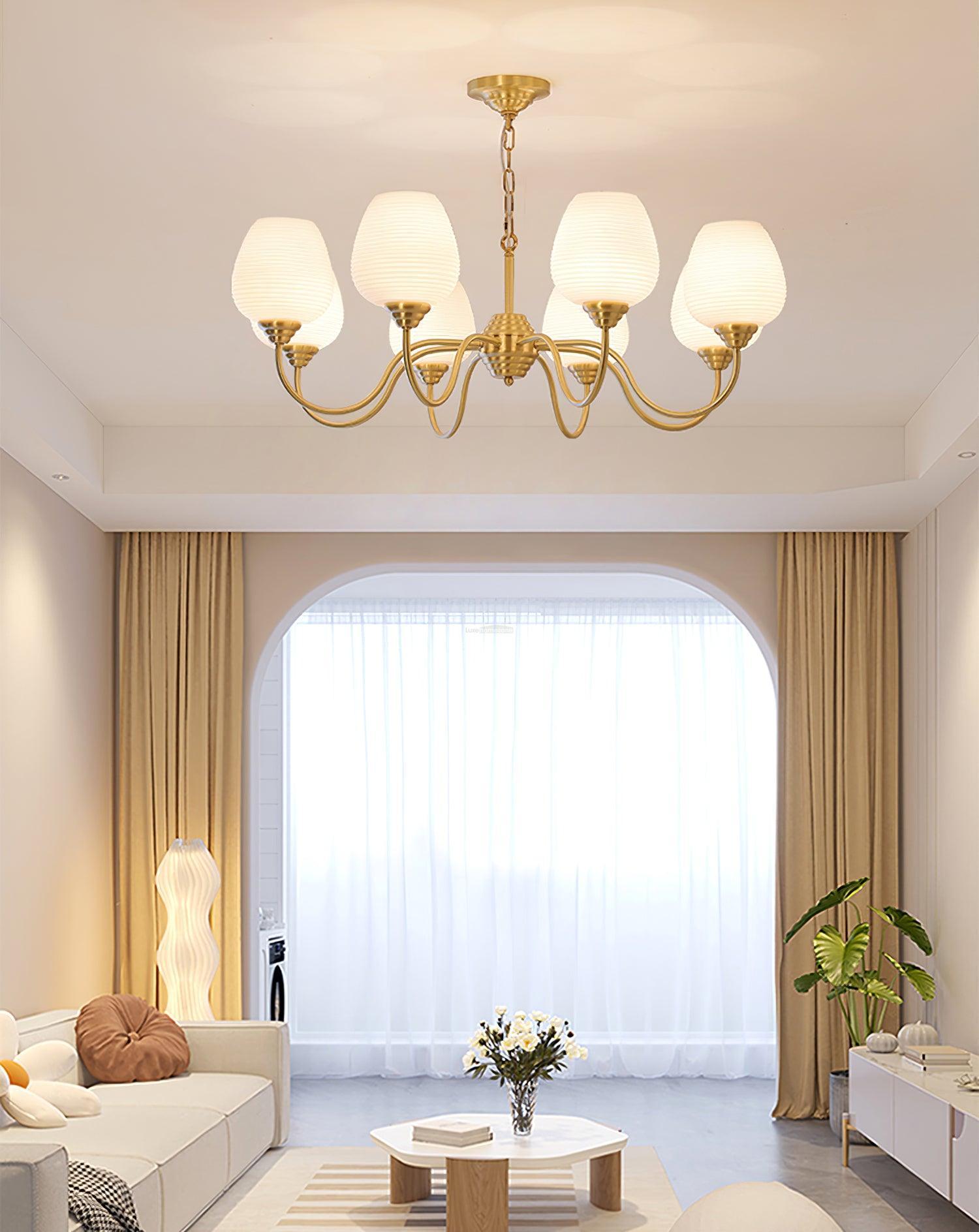 Endon Alton Chandelier with 3/5/8 heads-Sylvia Space