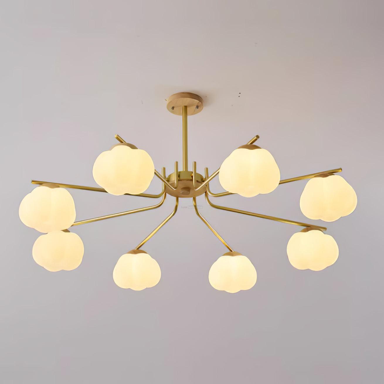 Plastic Cotton Balls Chandelier with 5/8 heads-Sylvia Space