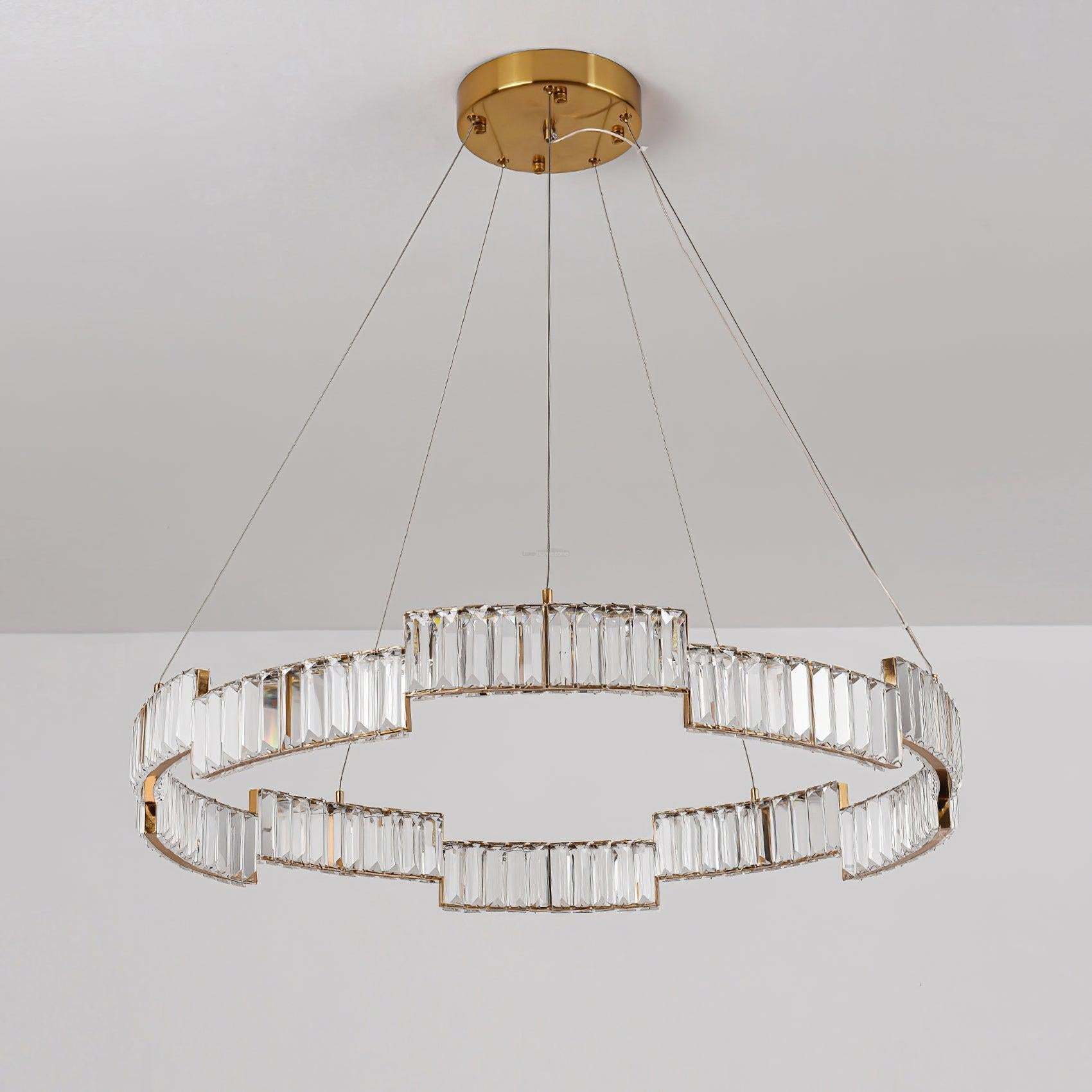 Stella Crystal Round Chandelier-Sylvia Space