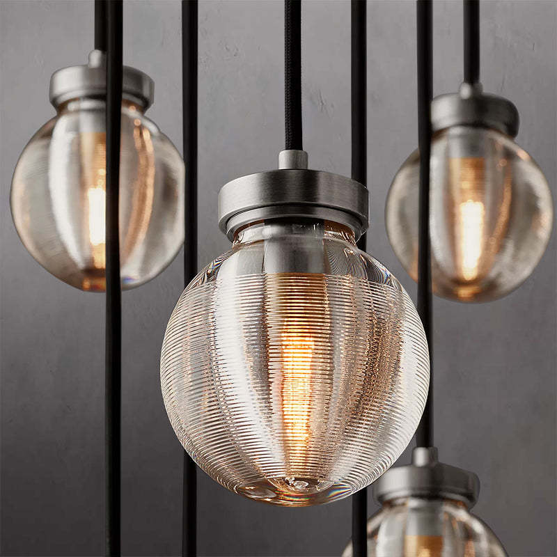 Pearl Round Chandelier D 60"-Sylvia Space