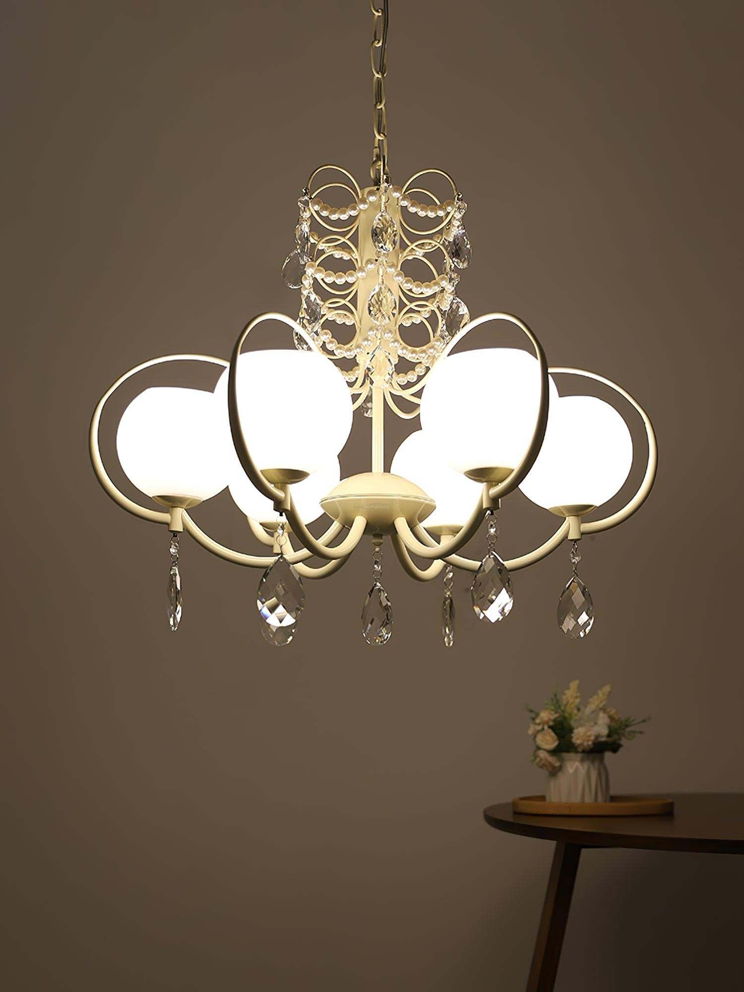 Doria Crystal Chandelier with 6/8/10 heads-Sylvia Space