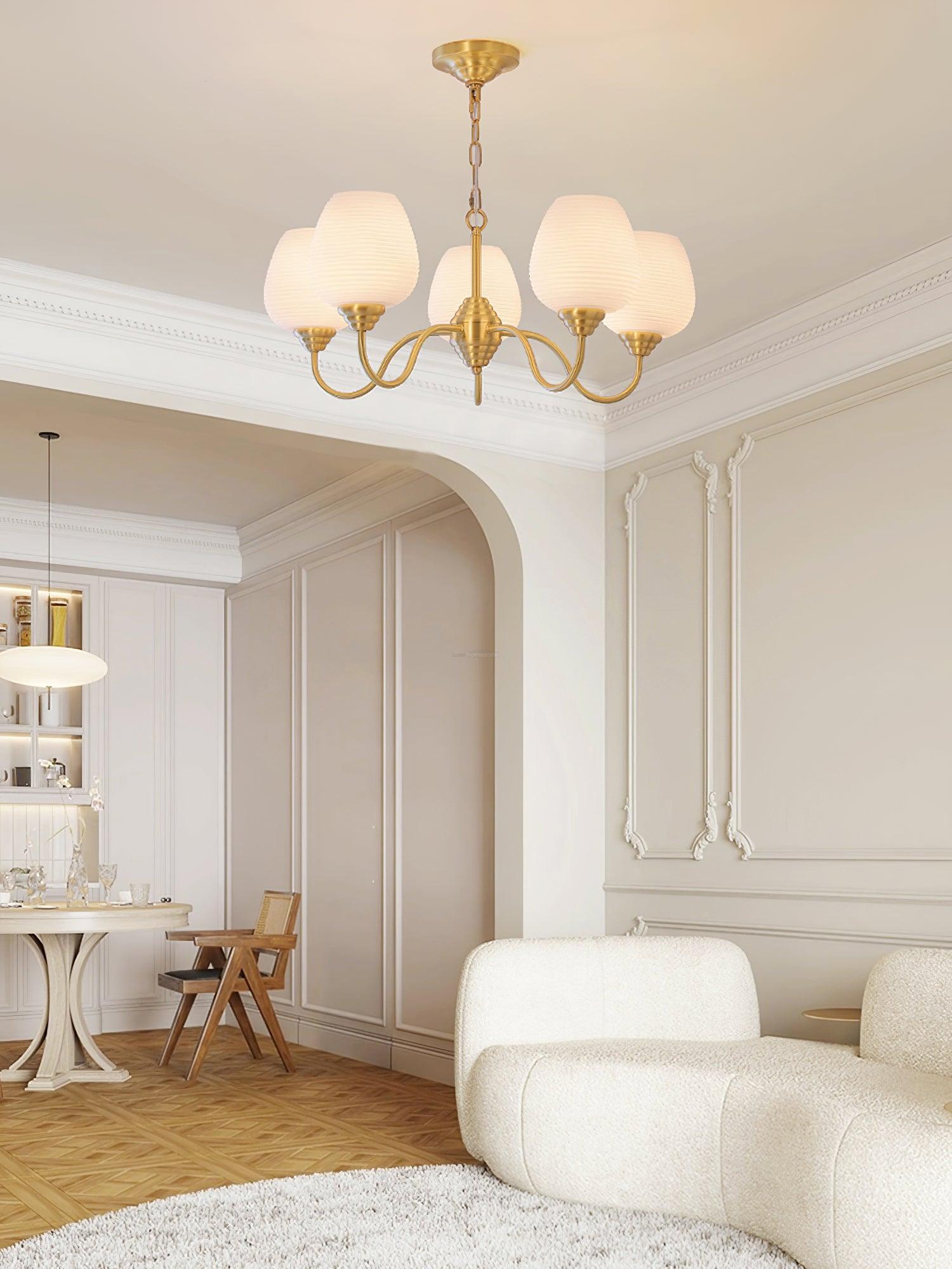 Endon Alton Chandelier with 3/5/8 heads-Sylvia Space