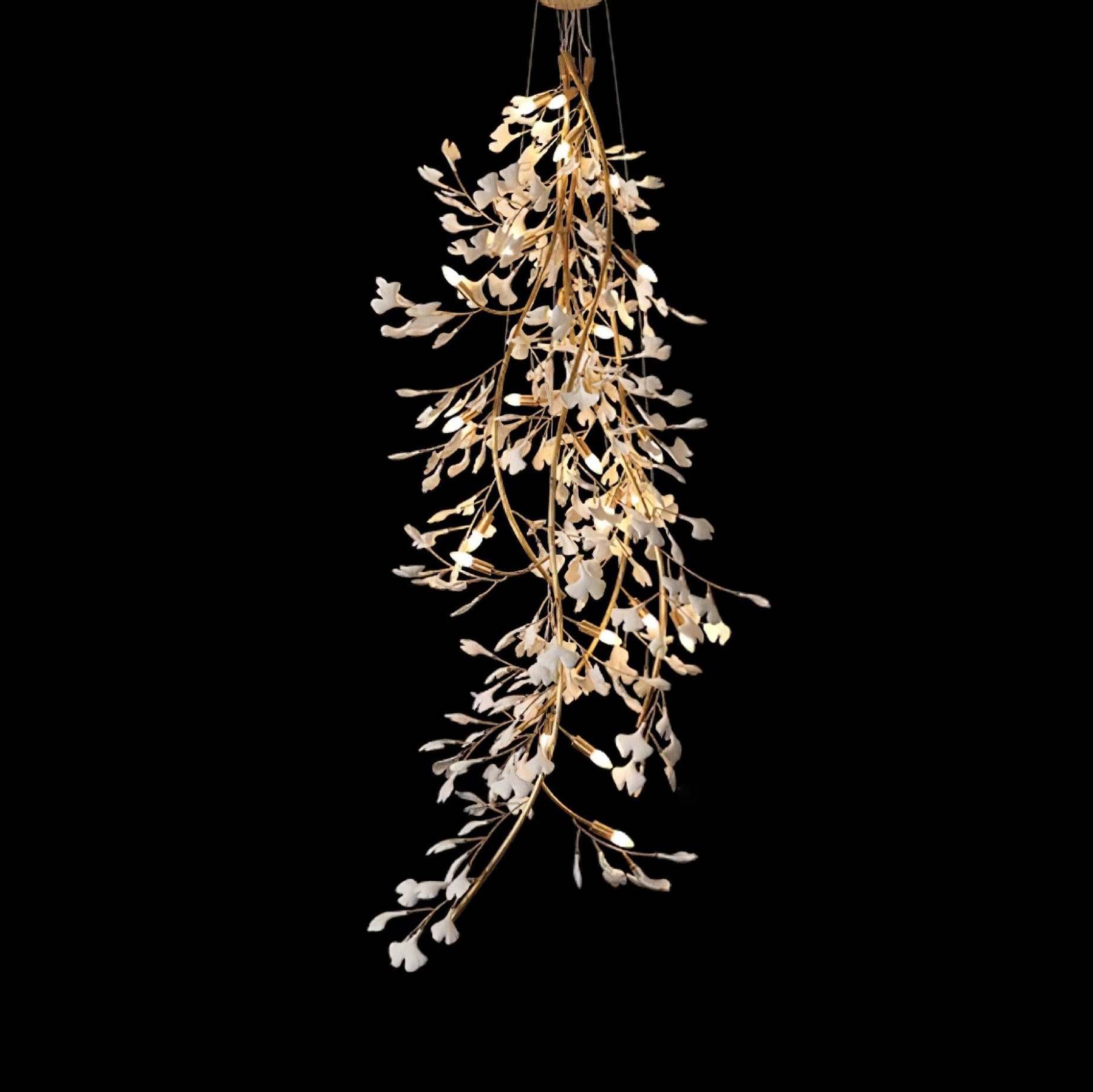 Gingko Long Branch Type Chandelier-Sylvia Space
