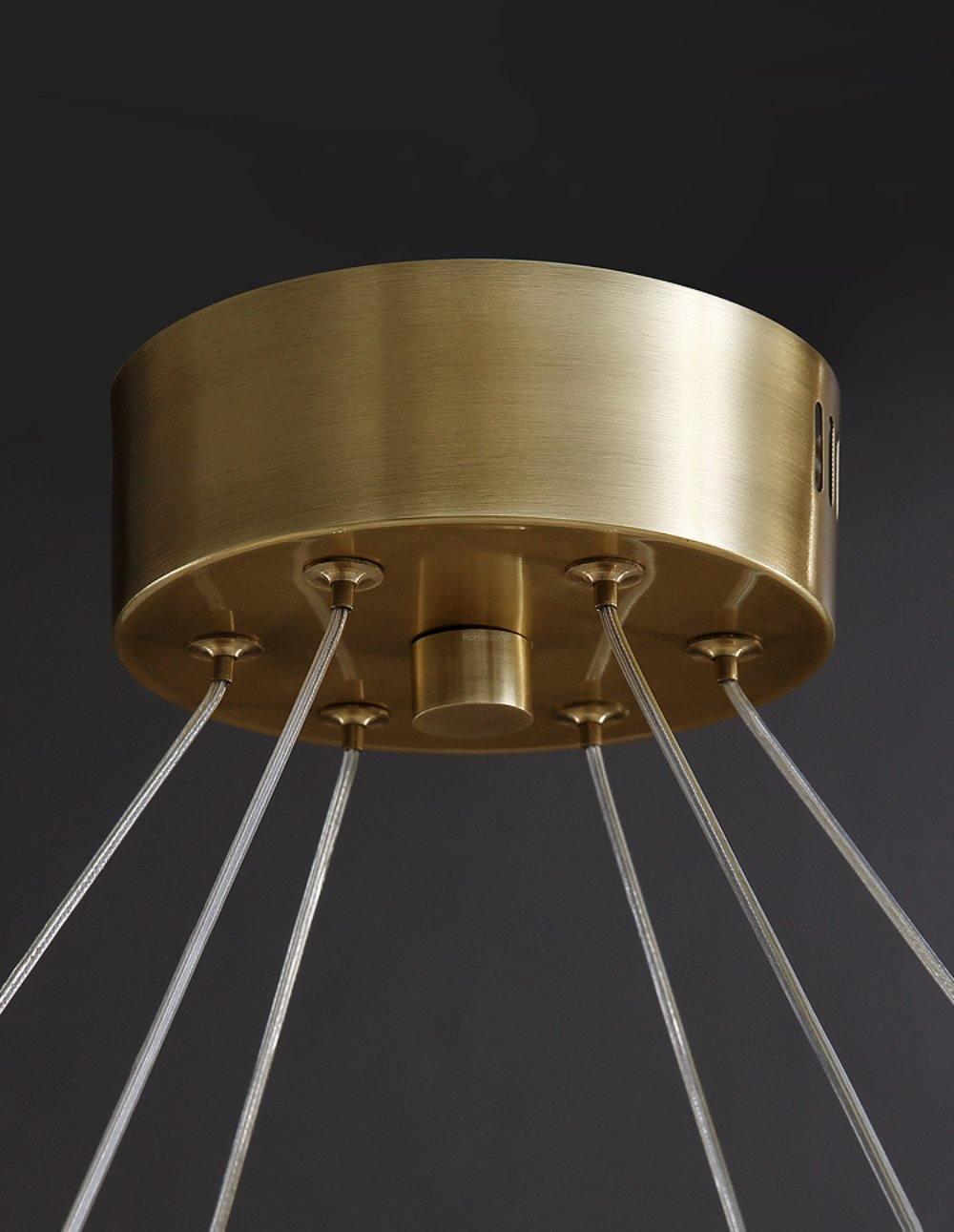 Parallel Ring LED Chandelier ∅ 25.6″-Sylvia Space