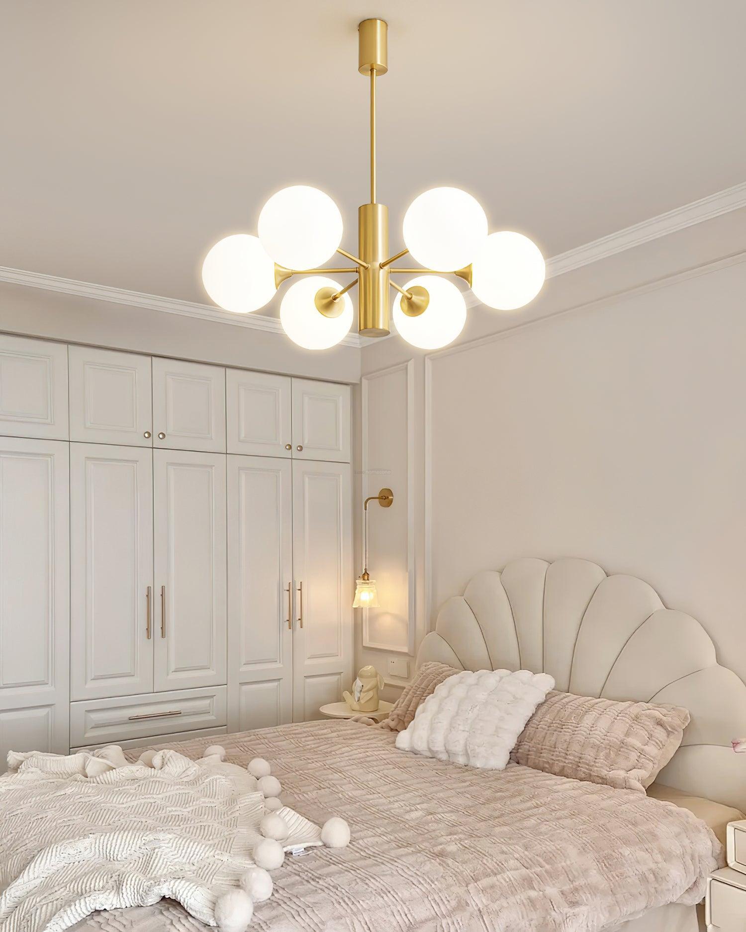 Stella Brass Chandelier with 3/6/8 heads