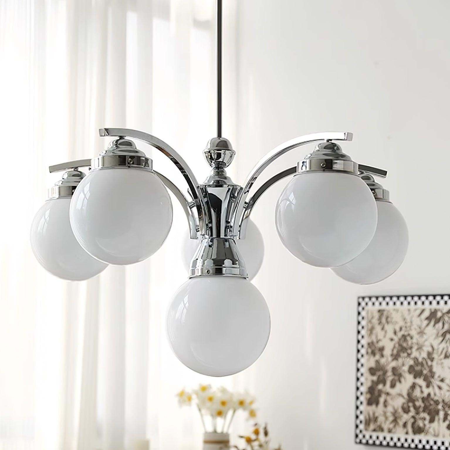 Pink Salamanca Chandelier with 4/6 heads-Sylvia Space