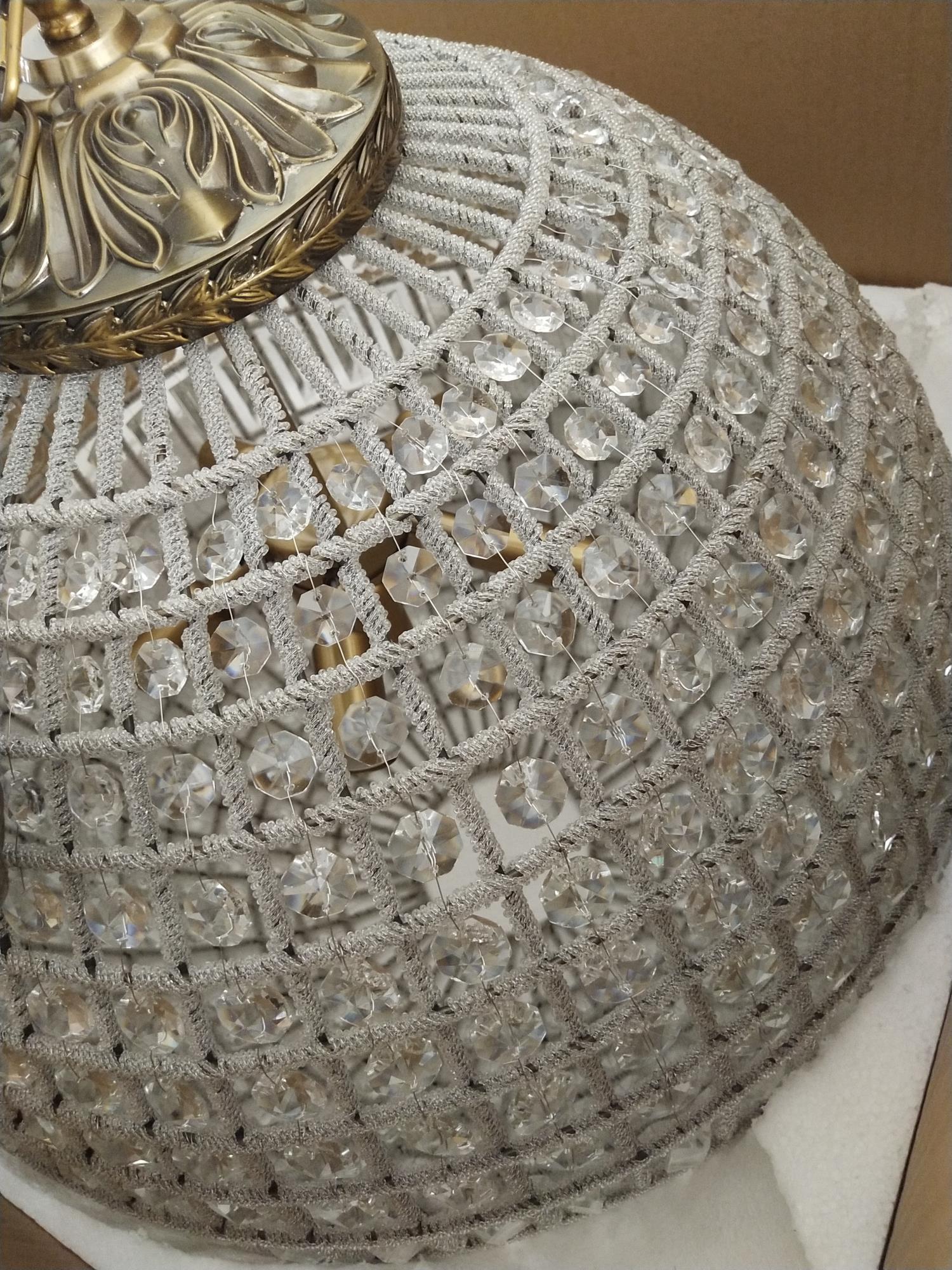 Traditional Globe Chandelier-Sylvia Space