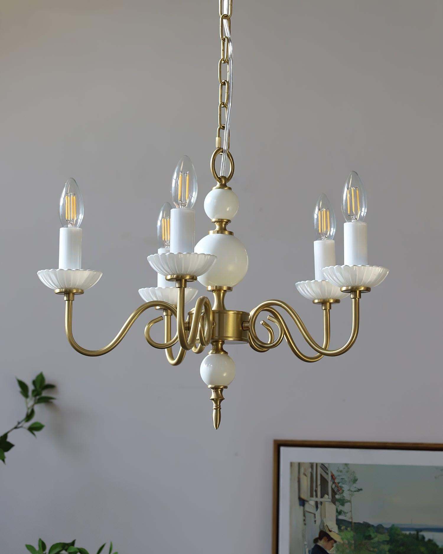 Carlita Chandelier with 3/5 heads-Sylvia Space