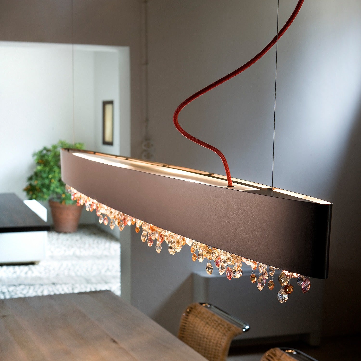 Olà S6 OV 160 | 6-Light Modern Chandelier  - Masiero-Sylvia Space
