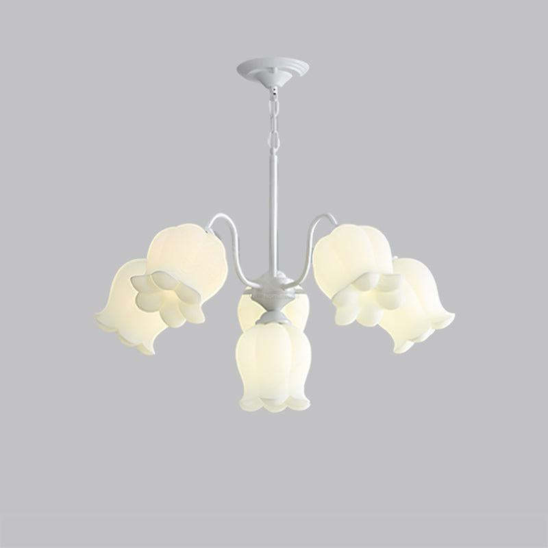 Lilium Cluster Chandelier with 3+1/5+1/6+1/8+1 heads-Sylvia Space