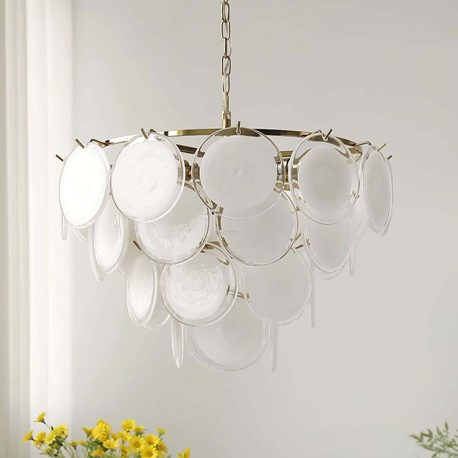 Bettina Murano Chandelier  ∅ 19.6″-Sylvia Space