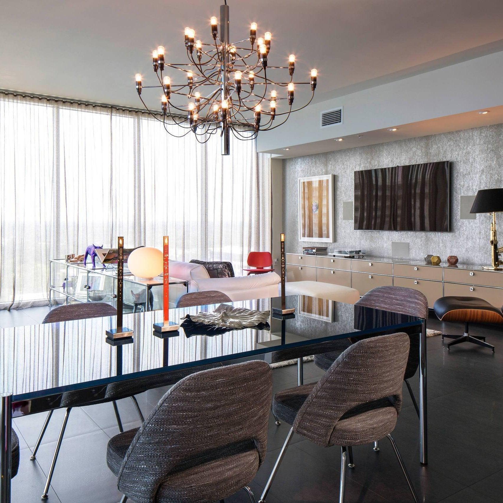 2097 Suspension Lamp with 18/30/50/75 heads-Sylvia Space