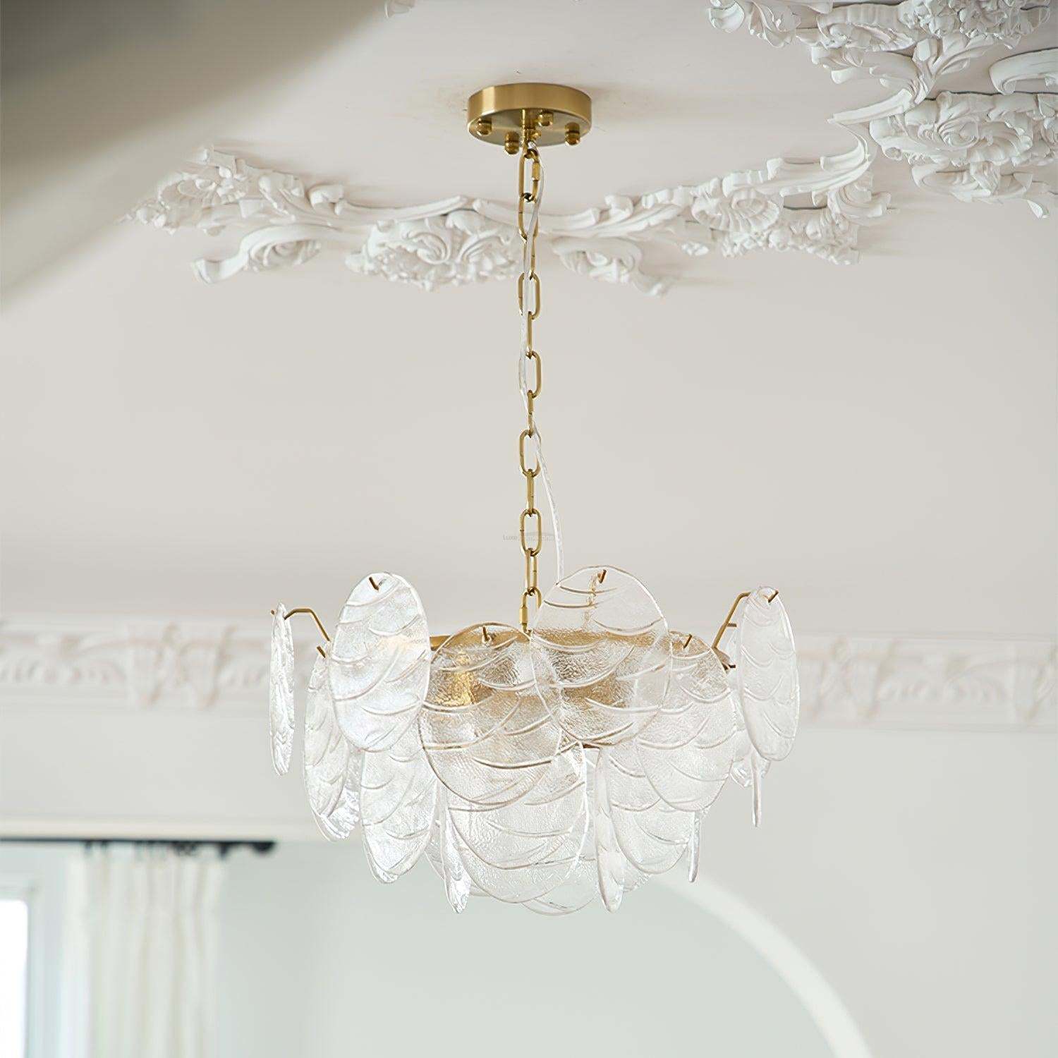 Victorian Disc Round Chandelier-Sylvia Space