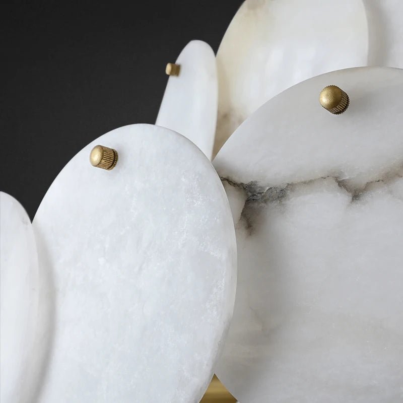 Caelum Alabaster Chandelier Light-Sylvia Space