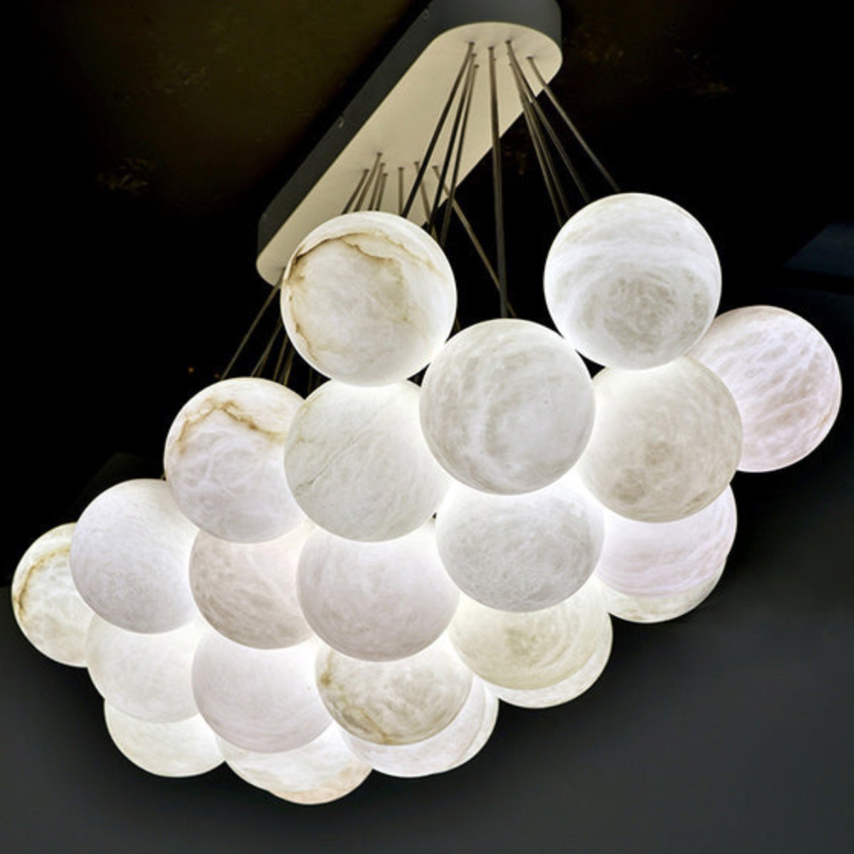 Cantus Alabaster Chandelier-Sylvia Space