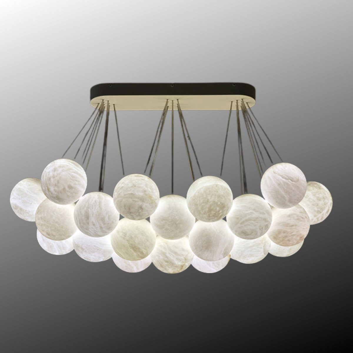 Cantus Alabaster Chandelier-Sylvia Space