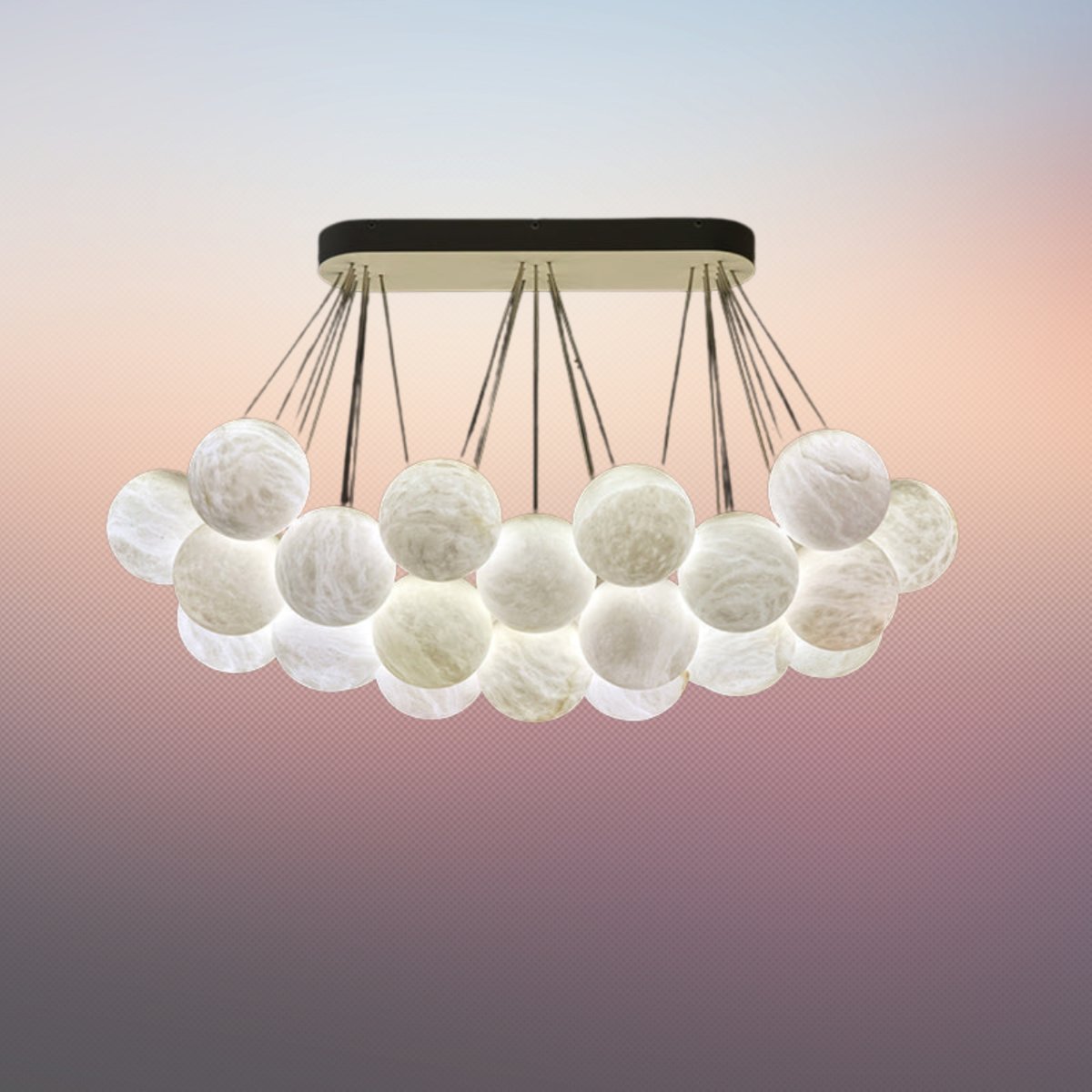 Cantus Alabaster Chandelier-Sylvia Space