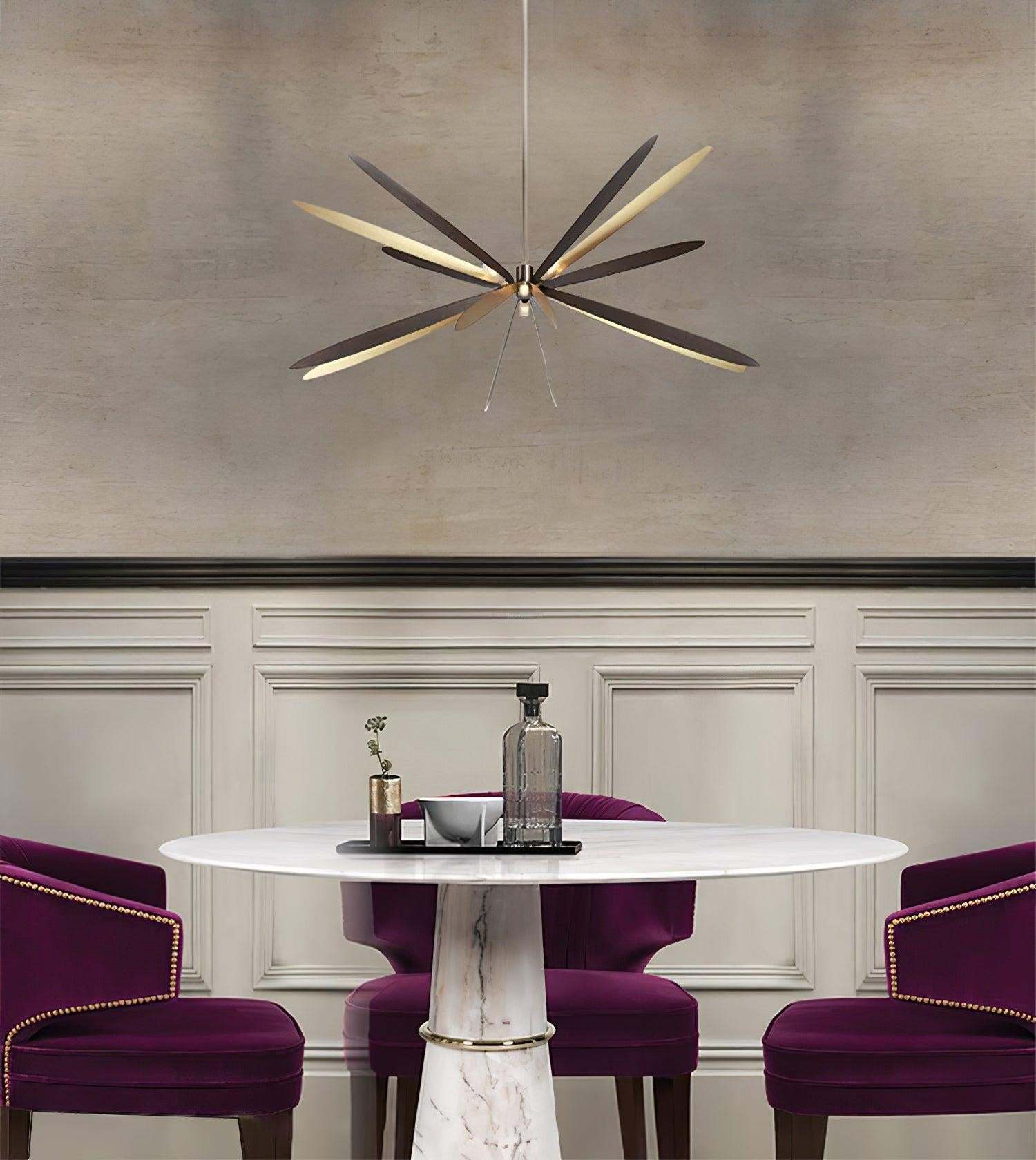 Libellule Chandelier ∅ 31.5″-Sylvia Space