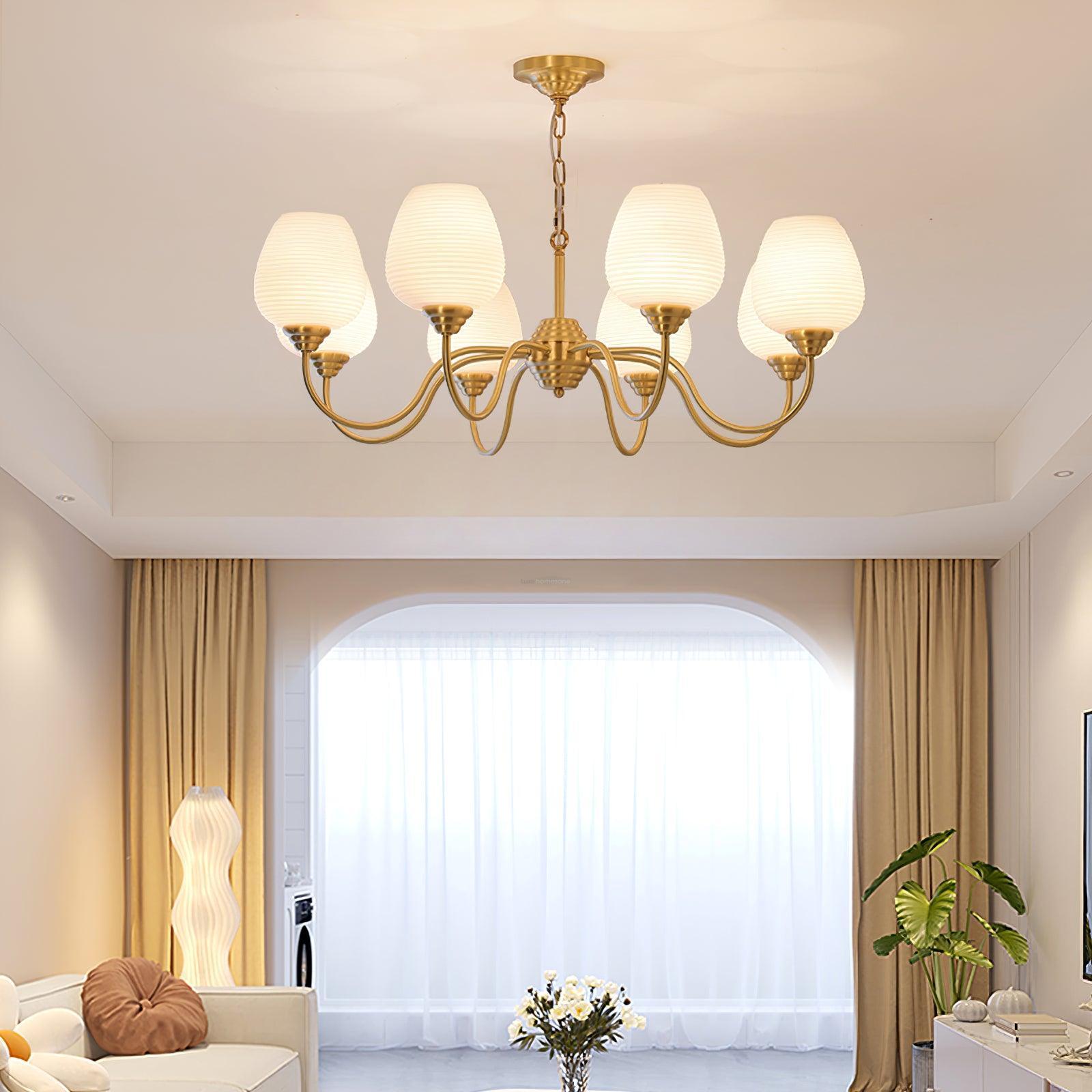 Endon Alton Chandelier with 3/5/8 heads-Sylvia Space