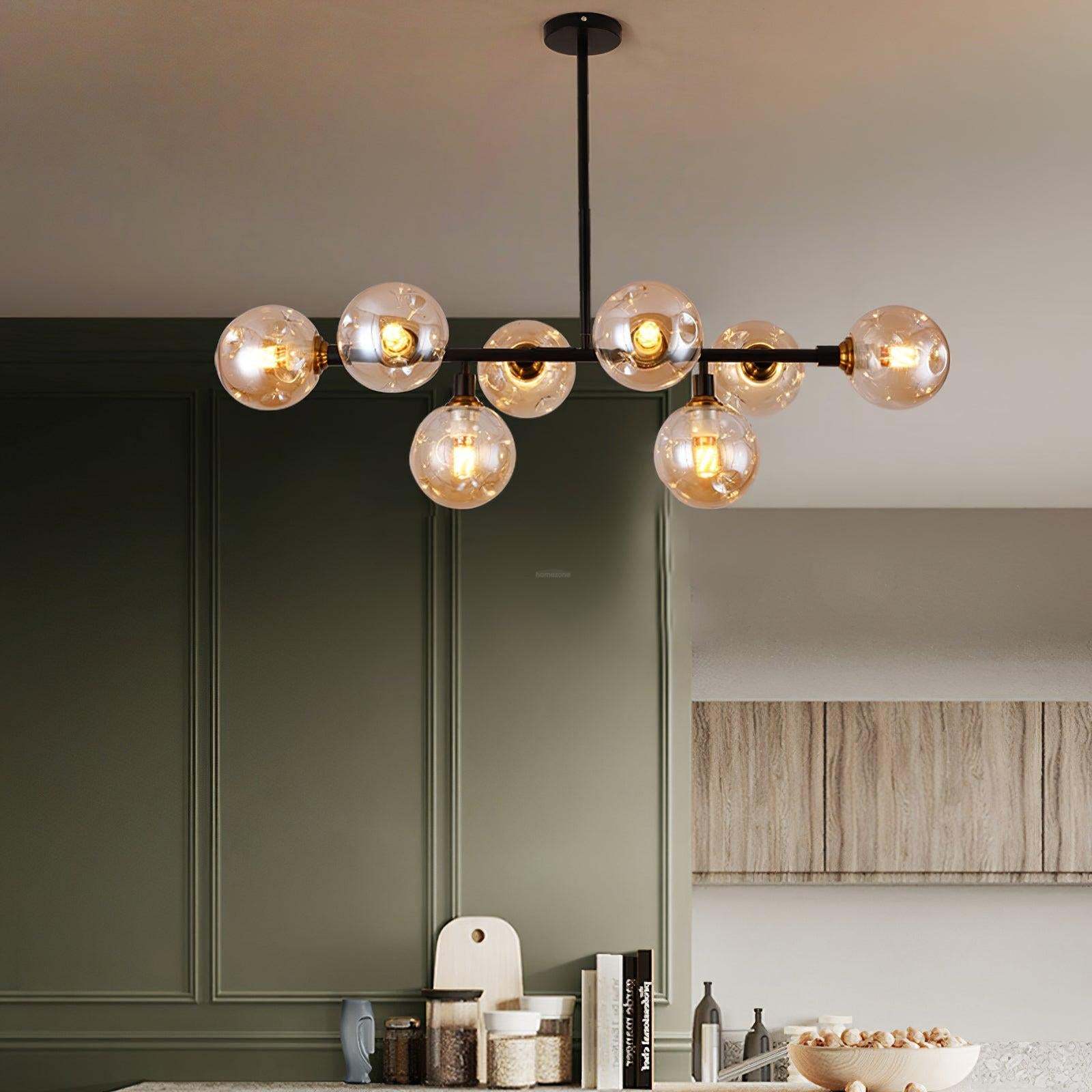 Primas Glass Linear Chandelier-Sylvia Space