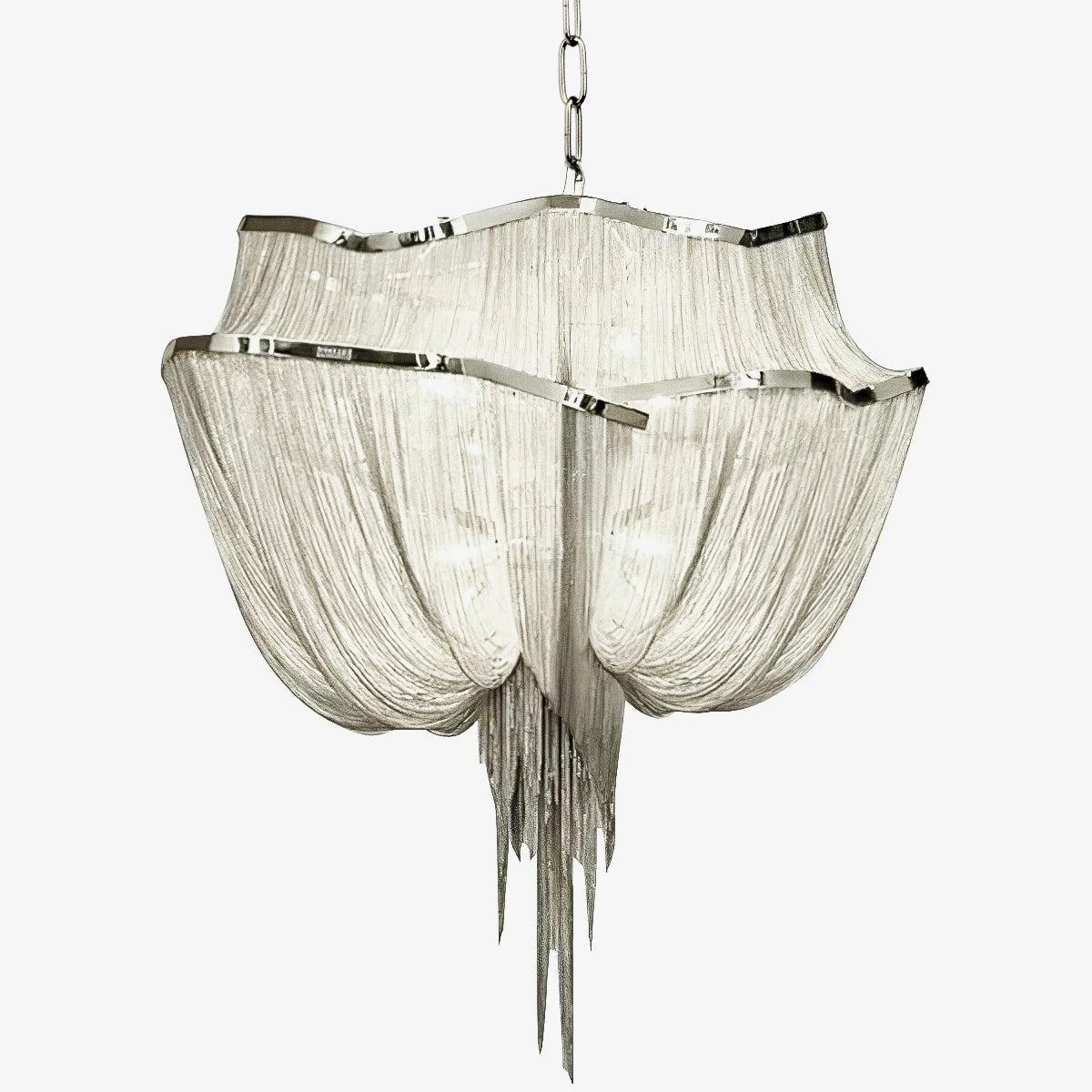 Shimmering Chandelier with Chains-Sylvia Space