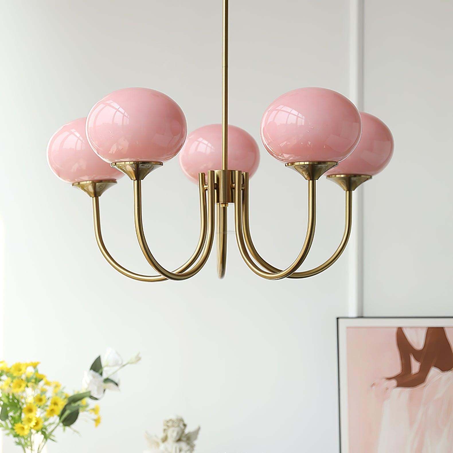 Marshmallow Chandelier 18''  26''-Sylvia Space