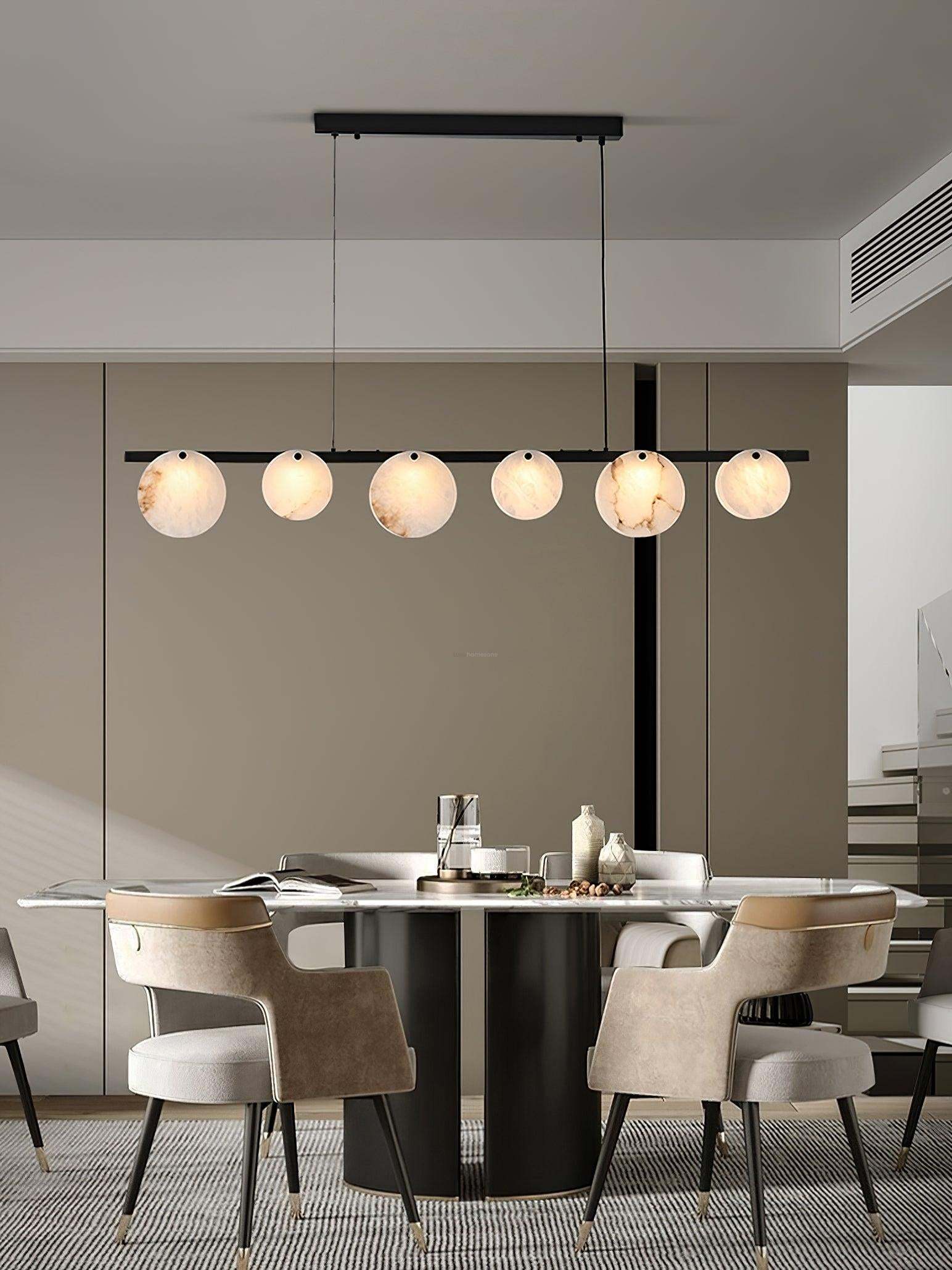 Trinidad Linear Dining Room Chandelier-Sylvia Space