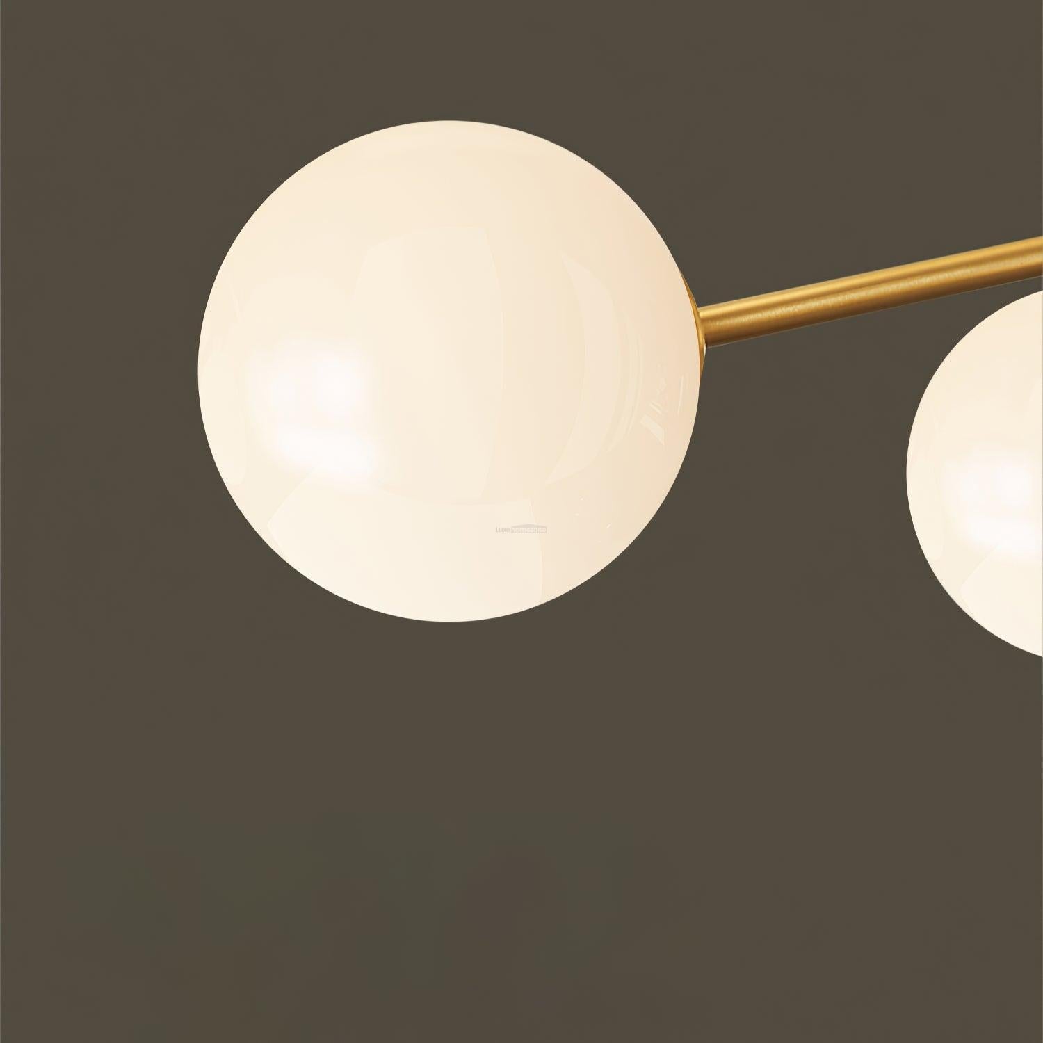 Solaire Arm Chandelier with 6/9/12 heads-Sylvia Space