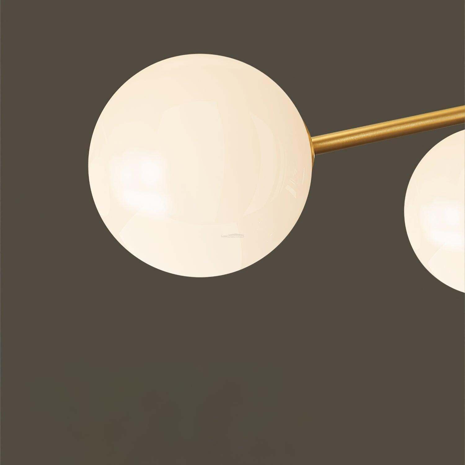 Solaire Arm Chandelier with 6/9/12 heads-Sylvia Space