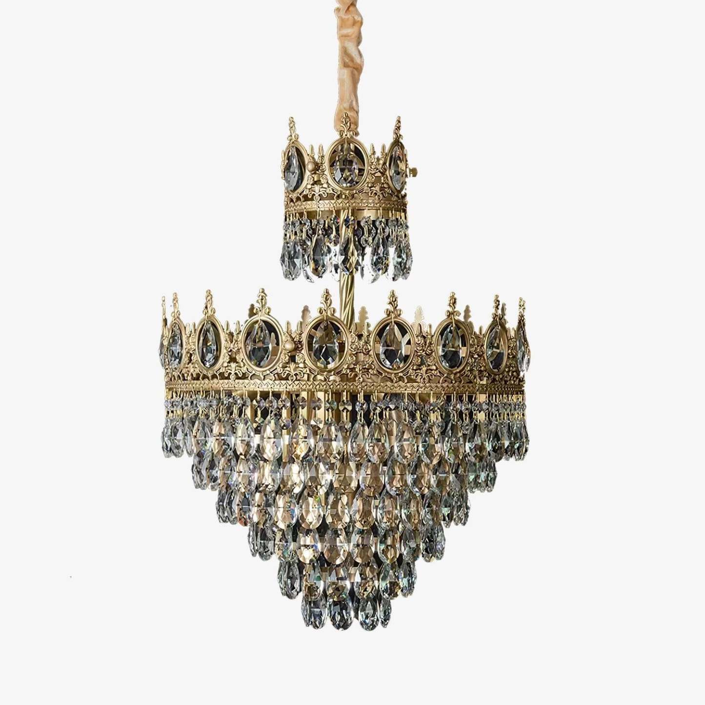 Vintage Crystal Chandelier-Sylvia Space
