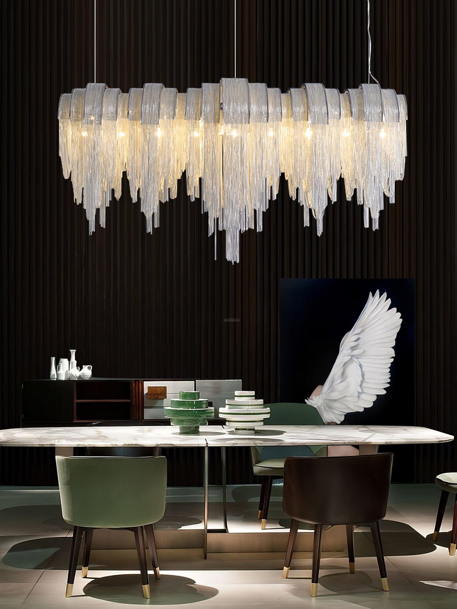 Length Chains Chandelier ∅ 23.6″-Sylvia Space