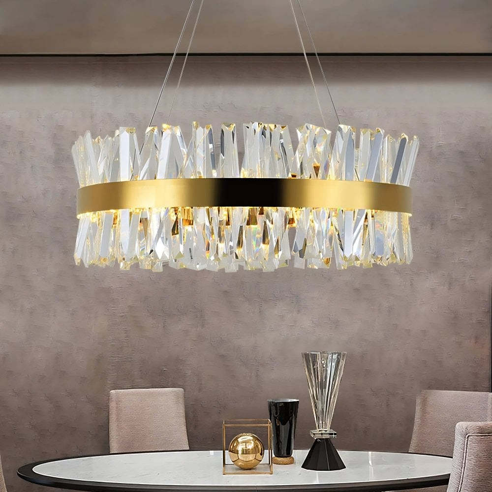 Calvi Crystal Modern Chandelier-Sylvia Space
