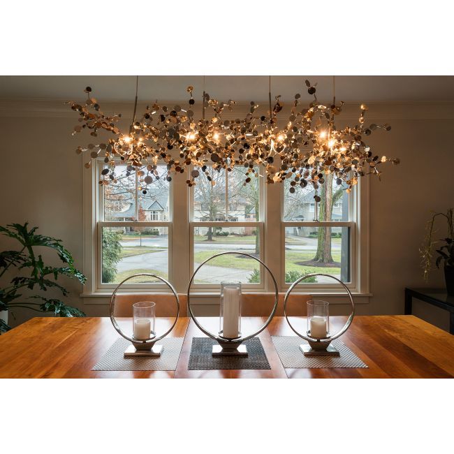 Argent Linear Chandelier