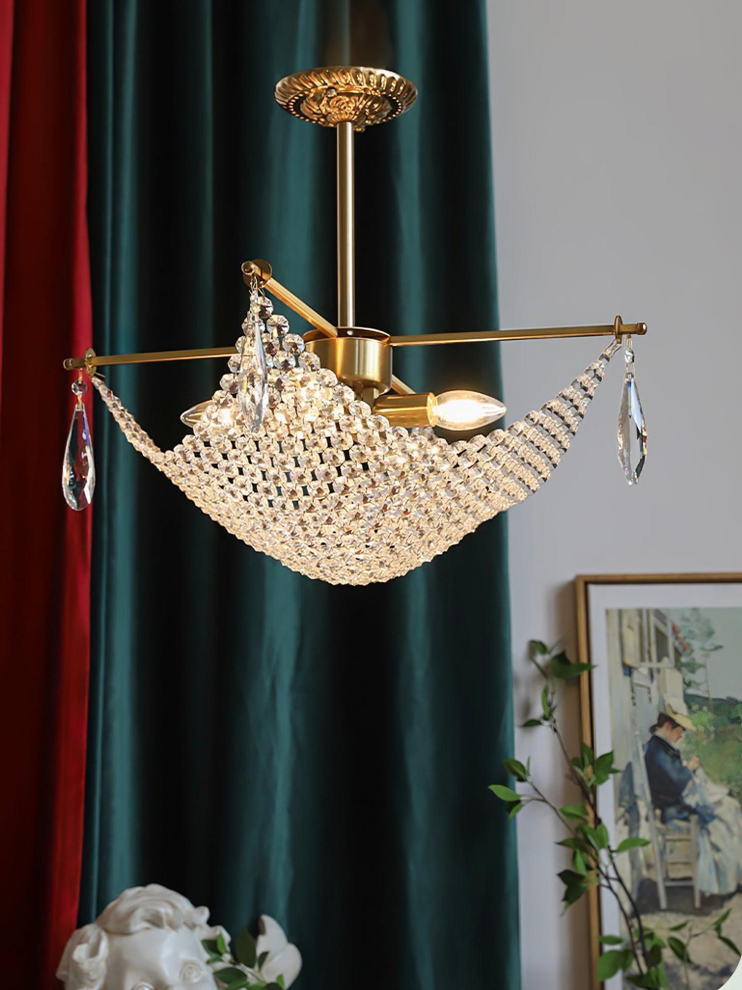 Corona Chandelier with 4 heads-Sylvia Space