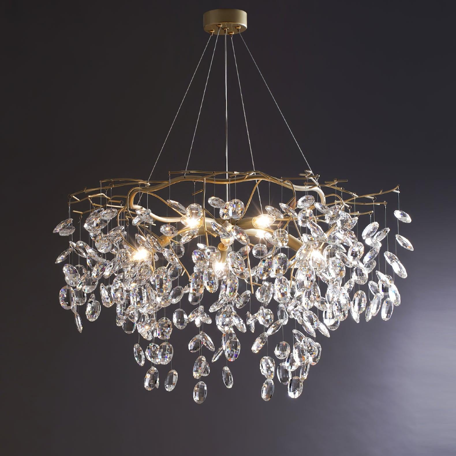Sofia Chandeliers ∅ 26.3″~39.3''-Sylvia Space