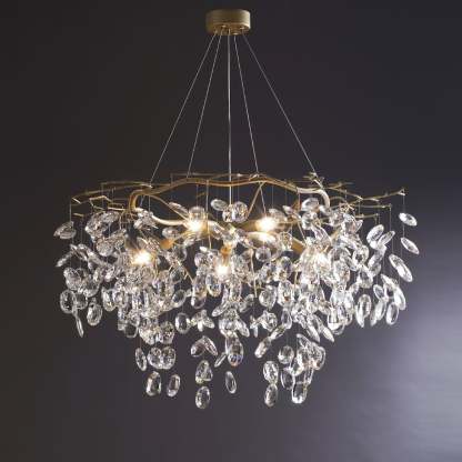 Sofia Chandeliers ∅ 26.3″~39.3''-Sylvia Space