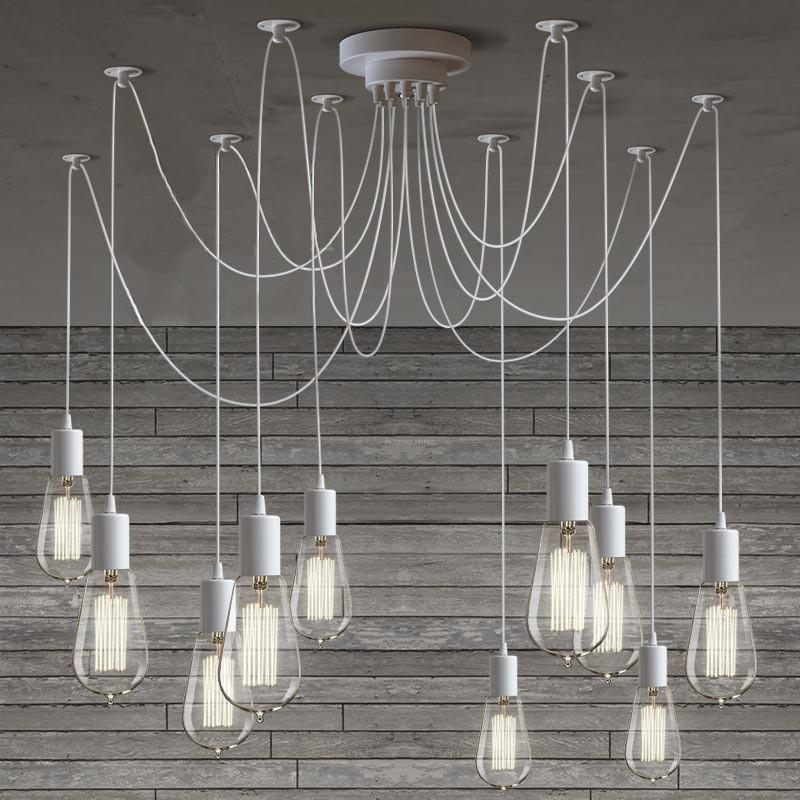 Spider Ceiling Chandelier with 5/8/10/12/15 heads-Sylvia Space