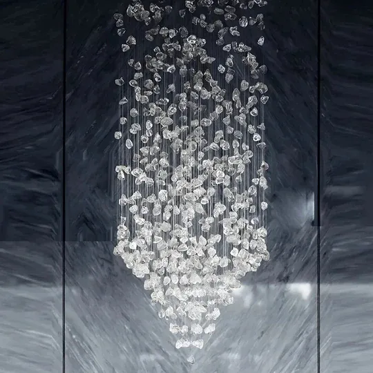 Stone Pendant Chandelier