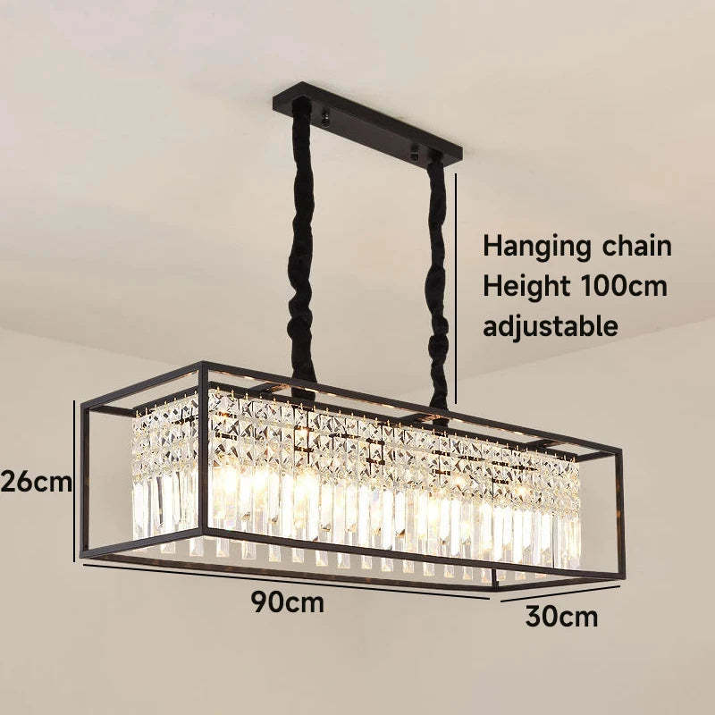 Giordano Crystal Dining Room Chandelier-Sylvia Space