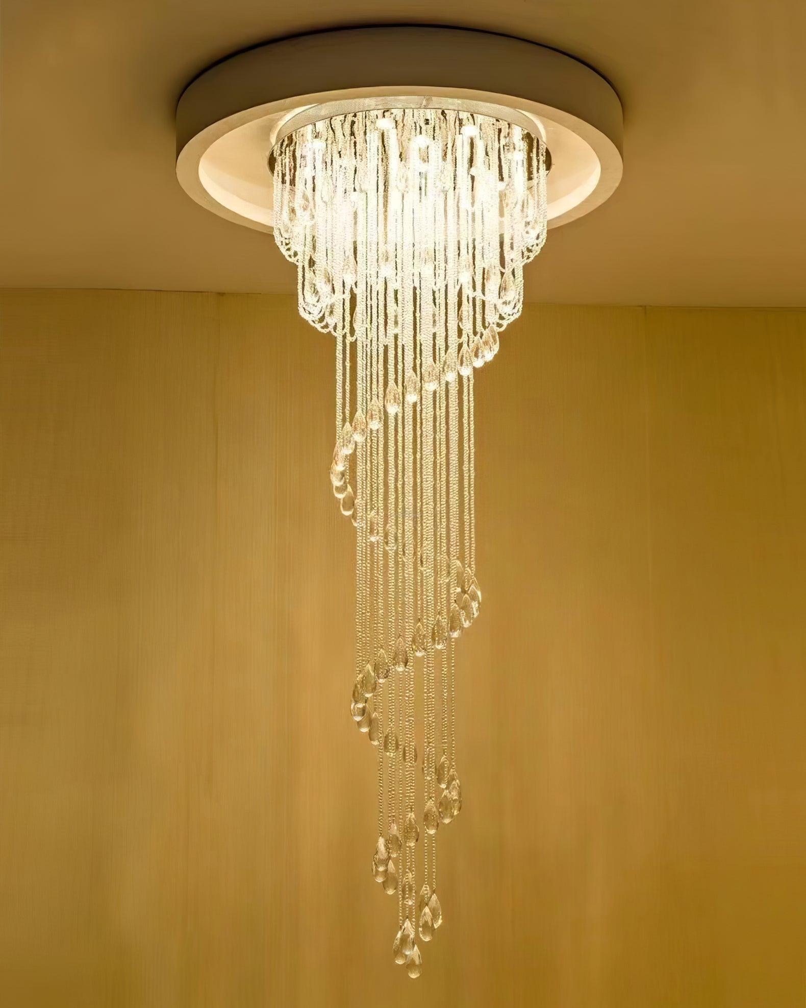 Classic Symphony Spiral Round Chandelier-Sylvia Space