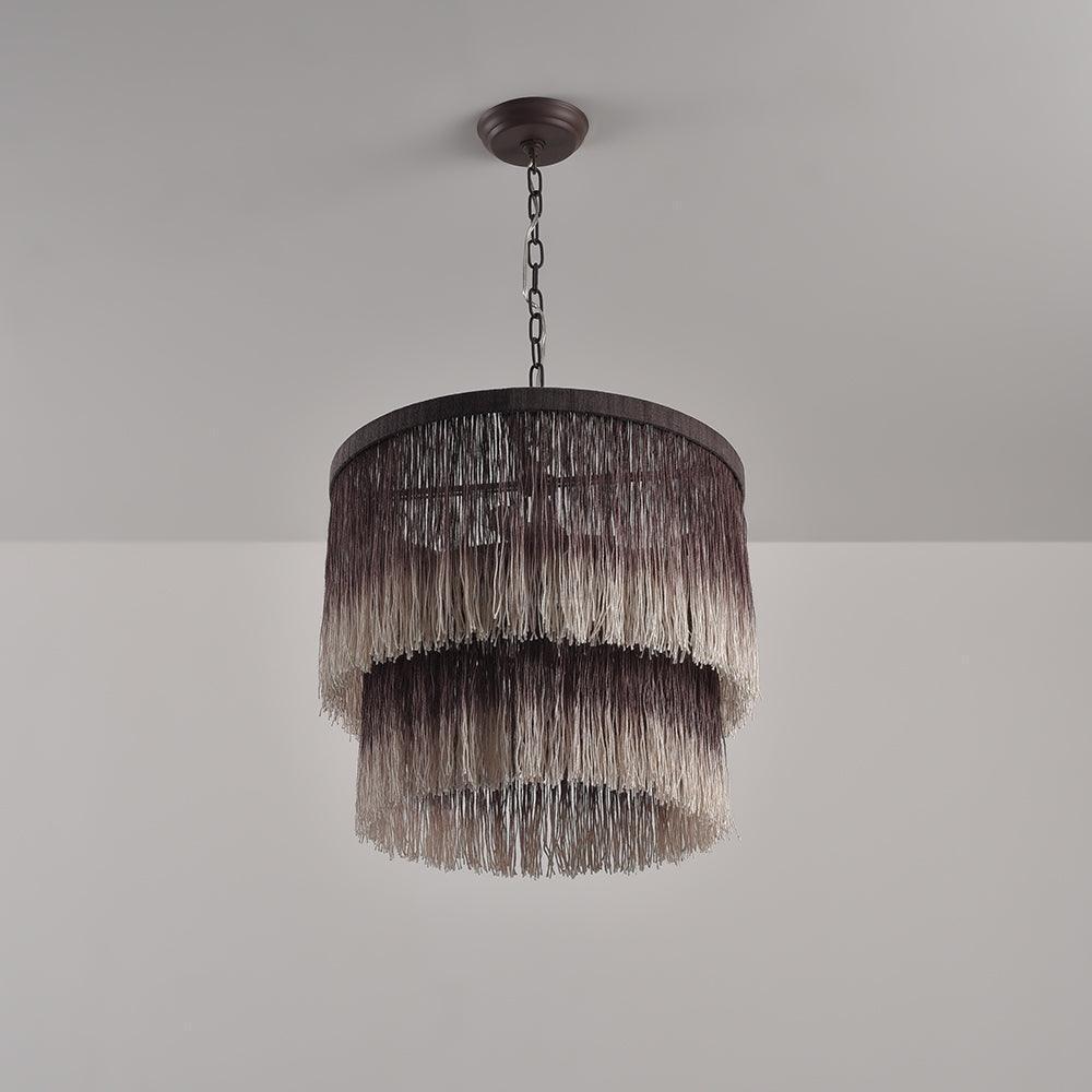Tassel Chandelier ∅ 17.7″-Sylvia Space