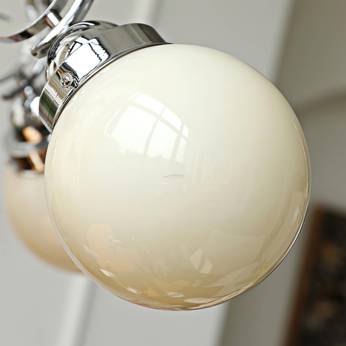 Kotter Cream Chandelier with 3/5 heads-Sylvia Space