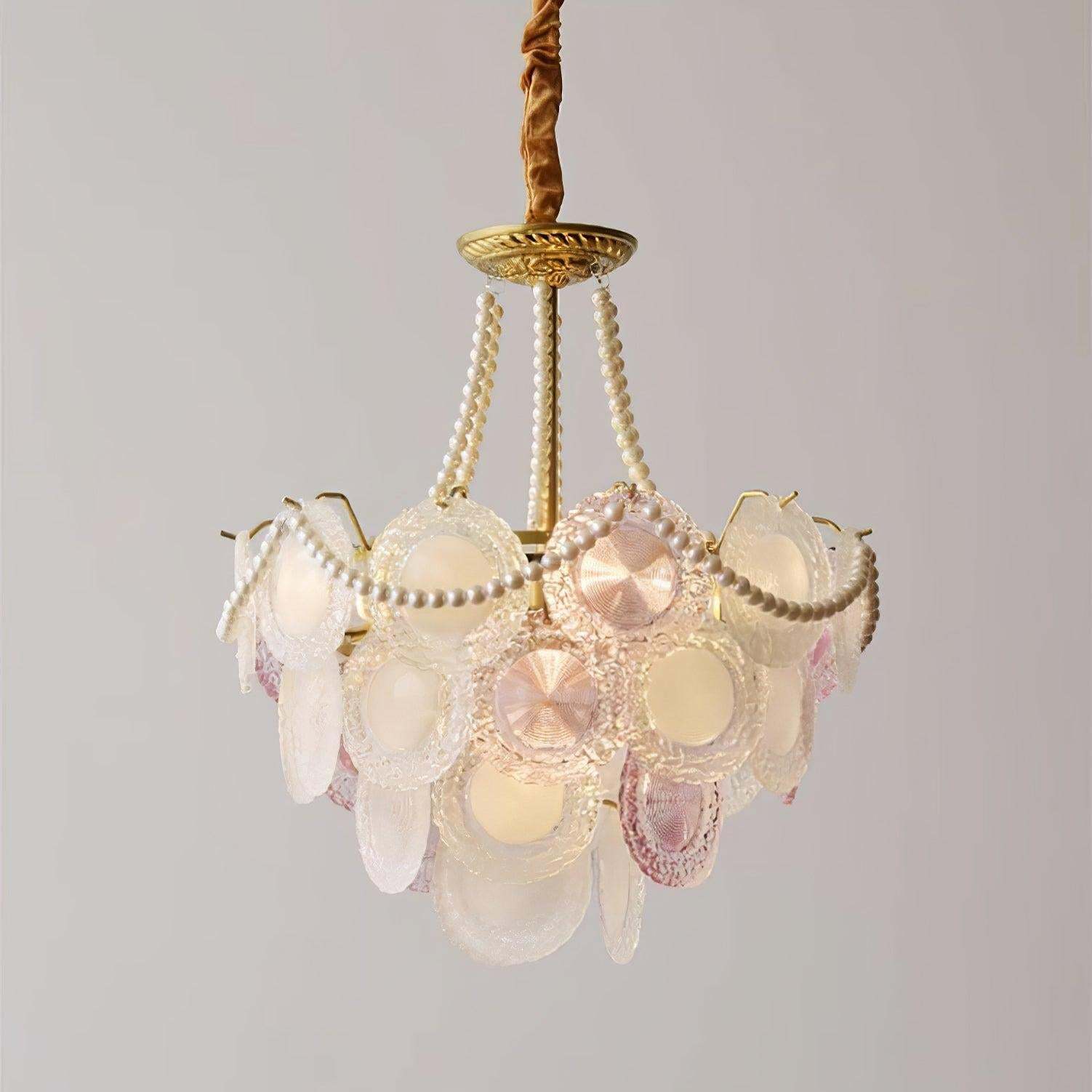 Rainbow Chandelier with Round/Long canopy-Sylvia Space